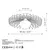 Opviq Luster Kaya-15225, 60x60x24, IP20, Bakarno-crni