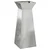 Stup saksija 2 pcs Srebrno 40 x 40 x 100 cm