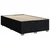 Vidaxl Box spring postelja z vzmetnico črna 120x190 cm blago