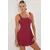 Trendyol Milla Ženski kupaći kostim Tbess24Ma00175, Bordo