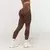 GymBeam Women‘s Fierce Seamless Leggings Brown