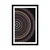 Plakat s paspartujem Mandala v vzorcu sonca v vijoličnih odtenkih - 30x45 no frame
