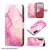 Maska na preklop Marble za Honor Magic 8 Lite/ X9d pink