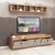 Hanah home TV Komoda Sleppa Hrast-Bela