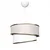 Opviq Luster AYD-3622, Belo-zlatne boje