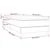 Vidaxl Box spring postelja z vzmetnico krem 90x200 cm blago