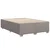 Vidaxl Box spring postelja z vzmetnico taupe 140x190 cm blago