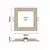 Ugradno stropno svetlo SQUARE LED/12W/230V 4200K 16,8x16,8 cm braon