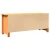 Klupa za pohranu s policom Vosak smeđa 110 x 38 x 45,5 cm