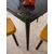 Hanah Home Trpezarijski sto Crea - 2941, 130x75x80 cm, Crni
