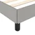 Vidaxl Posteljni okvir brez vzmetnice siv 120x190 cm blago