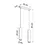 Sollux SL.0953 - Luster na sajli LOOPEZ 2xGU10/10W/230V crna/zlatna