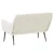 Vidaxl Klop krem 108x79x79 cm žamet