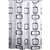 Ridder 403290 TEKSTILNA ZAVESA ZA KADU GEO 180x200