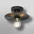 Osram - Plafonsko svetlo PLISSEE 1xE27/15W/230V pr. 20 cm antracit