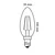 LED sijalica VINTAGE FILAMENT E14/2,5W/230V 2400K - Osram