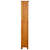 Police za knjige s 5 razina 70x22x140 cm od masivne hrastovine