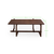Hanah Home Klub sto Trabzon, 120x43x76 cm, Braon