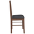 vidaXL Jedilni stoli z blazinami 2 kosa Brown Solid Wood Rubber