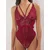 Trendyol Milla Ženski bodi Thmss25Bd00002, Bordo