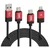 LAMPA kabl za punjenje 6 u 1, USB 3.0 / Micro USB / Lightning / Type-C, 1 m