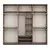 Hanah Home Garderober Elina-8910, 277x253x52 cm, Antracit