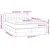 Vidaxl Box spring postelja z vzmetnico temno siva 140x200 cm blago