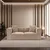 Atelier del Sofa Dvosed Sora 2 220x75x102cm Cappucino