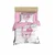 Set posteljine za bebe PH1109 u prahu sivo-roze boje