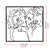Wallity Zidna dekoracija Kiss Me 1, 64x60cm, Crna