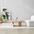 Hanah Home Klub sto Rock, 105x35x65 cm, Bež