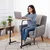 ModernHome mobilni sto za laptop na točkićima, visina 65,5–89 cm, svetli hrast