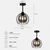 Plafonski luster SOLO BLACK 1xE27/60W/230V