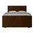 Livetastic BOXSPRING POSTELJA 140 cm  x 200 cm , les, kovina, umetna masa, tekstil rjava