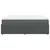 Vidaxl Box spring postelja z vzmetnico temno siva 180x200 cm blago