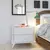 Hanah Home Andaz Noćna komoda, Bela