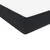 Vidaxl Box spring postelja z vzmetnico črna 160x210 cm žamet