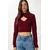 Happiness Istanbul Ženska bluza Mt00153, Bordo