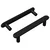 Drška za ormar 2 pcs Crna 121 x 16.6 x 28.3 mm Željezo