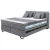 Mömax Postelja Boxspring Tabea, Svetlo Rjava, 160x200