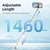 Tech-protect L09S Bluetooth selfie stick s stojalom, bela