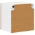 Vidaxl Stenski stekleni omarica LUCCA Star les 40 x 31 x 40 cm
