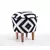 Atelier del Sofa Tabure 42cm Crno-Belo