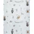 Bebi posteljina Retro mede za dečake 80x120 cm