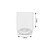 Rabalux Plafonjera Kobald, GU10 25W, 8x8, Siva