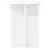 Stalak za biljke 2 pcs Bijela O29,5 x 40 cm Konstruirano drvo