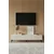 Hanah Home TV komoda Didema 180, 180 cm, bela / travertin