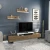 Hanah home TV Komoda Lusi Belo-Smeđa