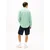 Tommy Jeans Srajca  svetlo zelena