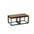 Hanah Home Gigante Set Klub stolova, 3 komada, Hrast-crni